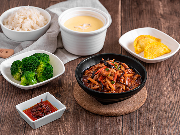 魚(yú)香肉絲套餐