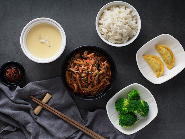 魚(yú)香肉絲套餐